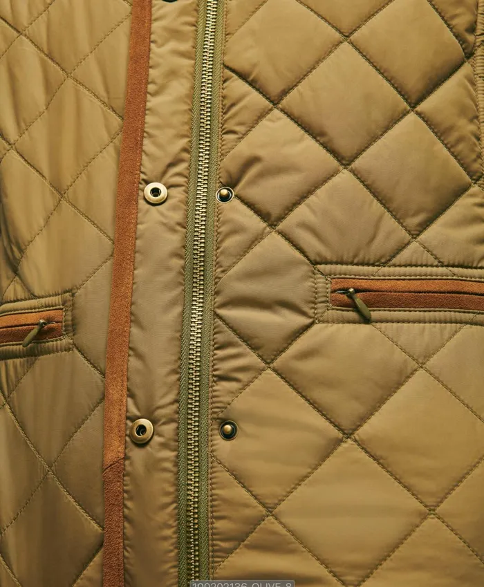 Coats andamp Jackets Women Brooks Brothers WaterRepellant Quilted Jacket Dark Green