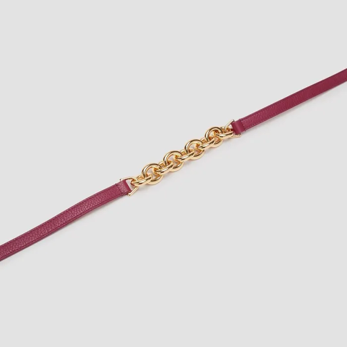 Coccinelle Belts Kat Garnet Red 8211 Women