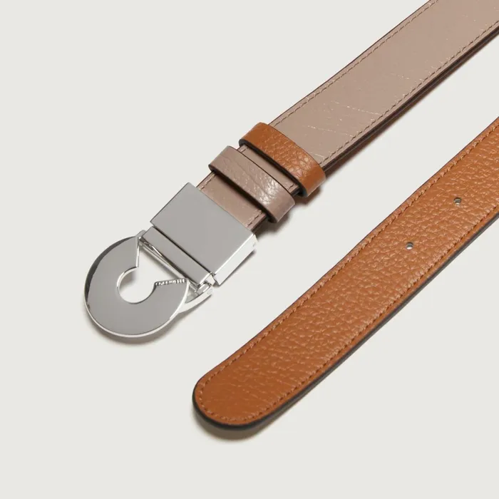 Coccinelle Belts Logo C Reversible Shiny Goat Powder Pincuir 8211 Women