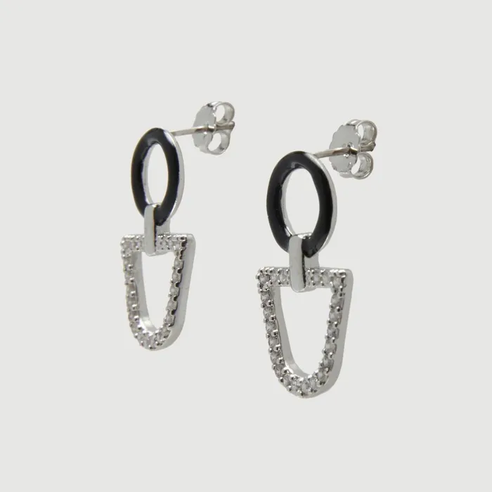 Coccinelle Bijoux Plectrum Strass Set Silvnoirbriw 8211 Women