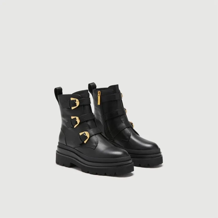 Coccinelle Boots And Ankle Boots Gleen Smooth Noir 8211 Women