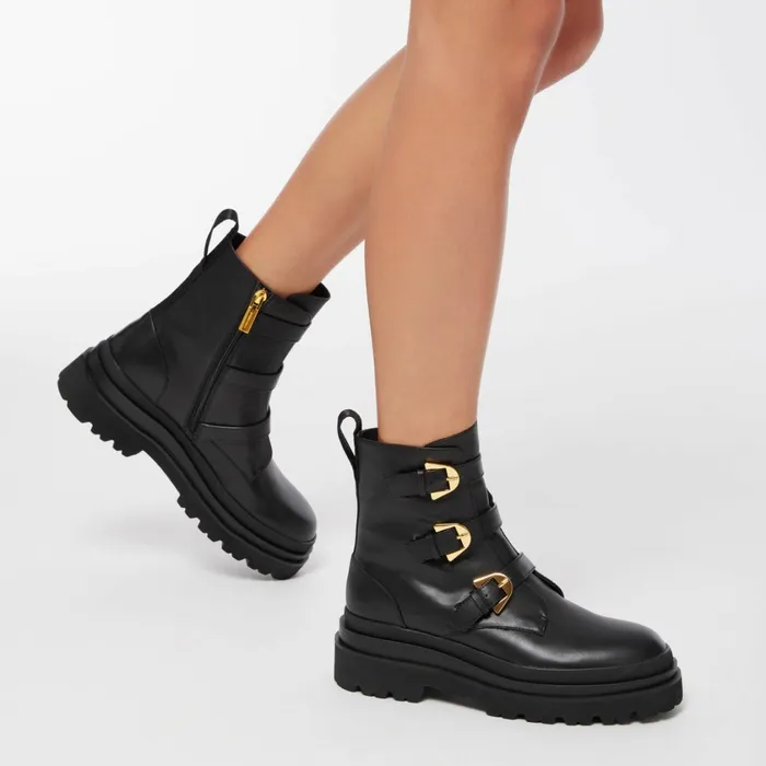 Coccinelle Boots And Ankle Boots Gleen Smooth Noir 8211 Women