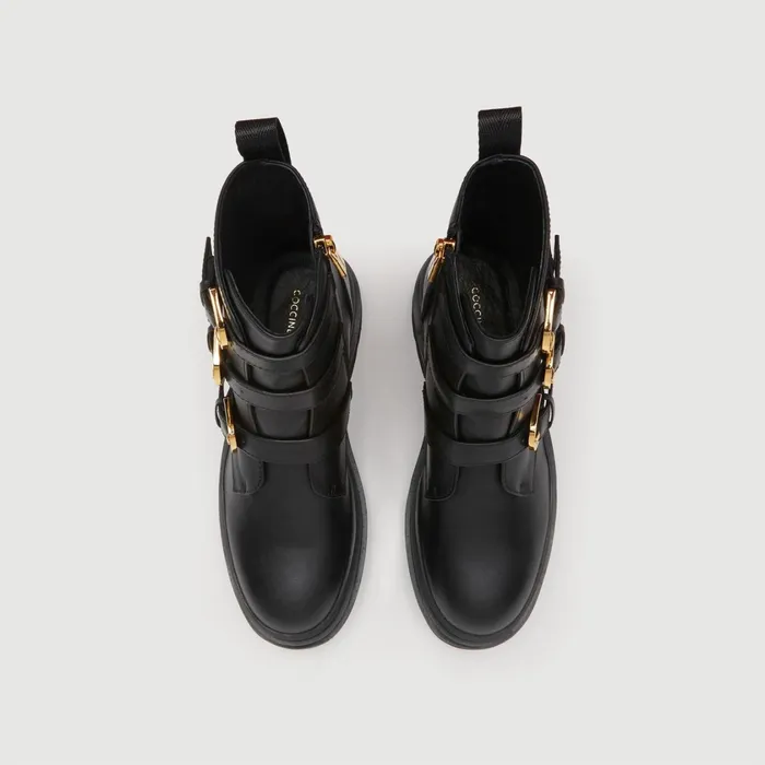 Coccinelle Boots And Ankle Boots Gleen Smooth Noir 8211 Women