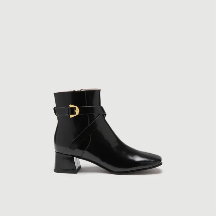 Coccinelle Boots And Ankle Boots Magalu Shiny Noir 8211 Women