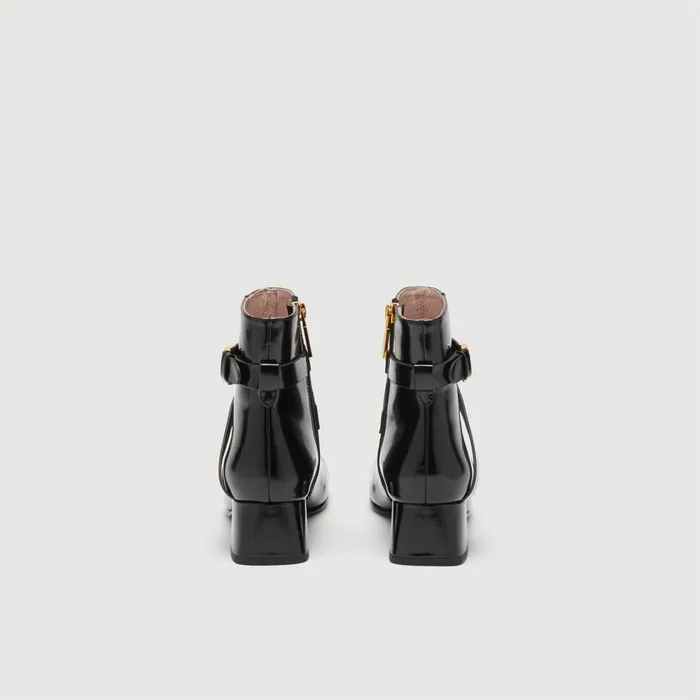 Coccinelle Boots And Ankle Boots Magalu Shiny Noir 8211 Women