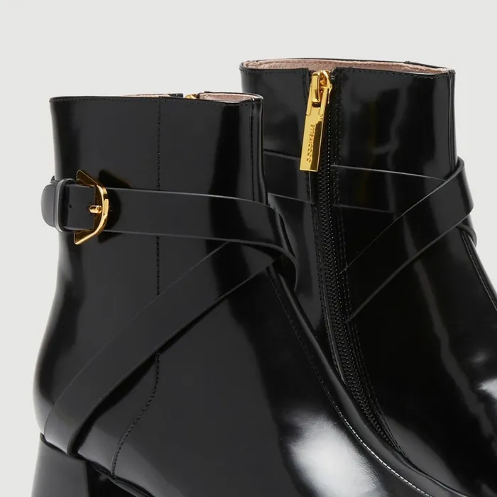 Coccinelle Boots And Ankle Boots Magalu Shiny Noir 8211 Women