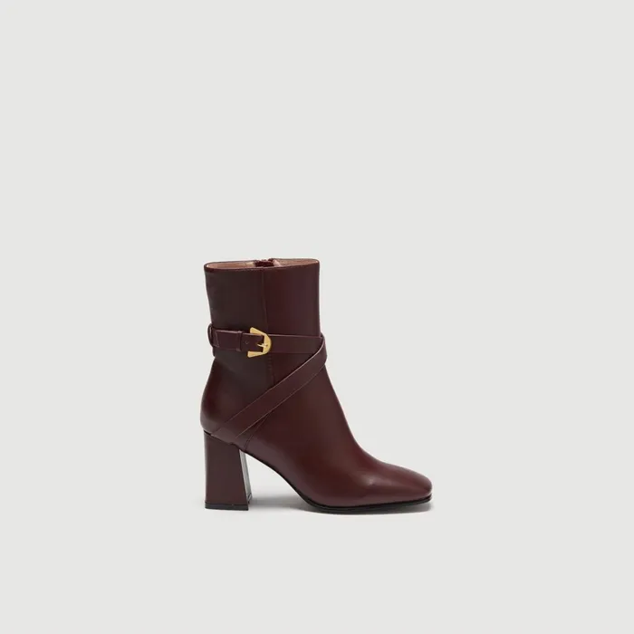 Coccinelle Boots And Ankle Boots Magalu Smooth Burgundy 8211 Women