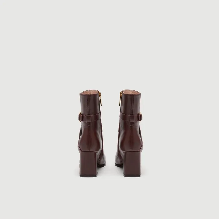 Coccinelle Boots And Ankle Boots Magalu Smooth Burgundy 8211 Women