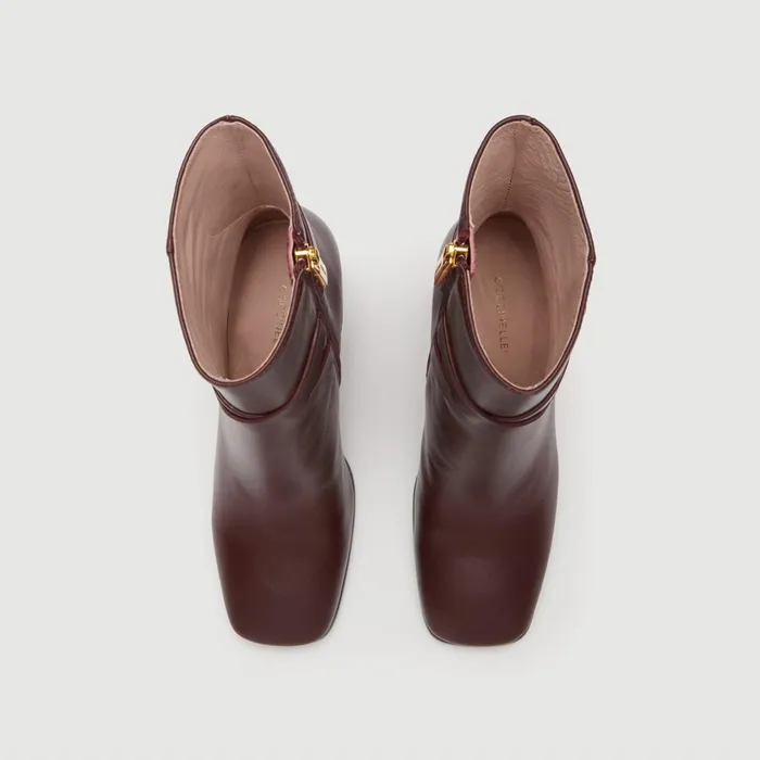 Coccinelle Boots And Ankle Boots Magalu Smooth Burgundy 8211 Women