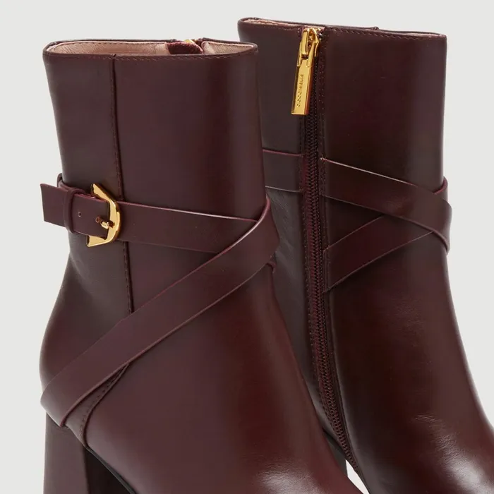 Coccinelle Boots And Ankle Boots Magalu Smooth Burgundy 8211 Women