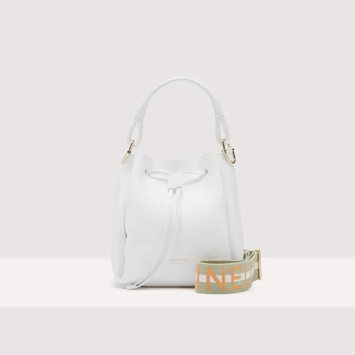 Coccinelle Bucket Bags Eclyps Small Brillant White 8211 Women
