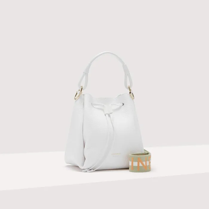 Coccinelle Bucket Bags Eclyps Small Brillant White 8211 Women