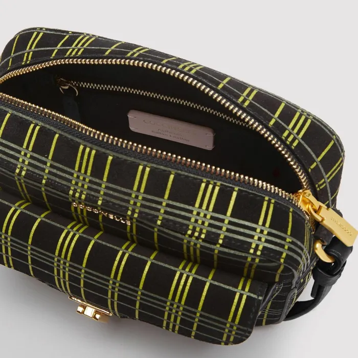 Coccinelle Crossbody Bags Beat Suede Tartan Print Small Multi Noirnoir 8211 Women
