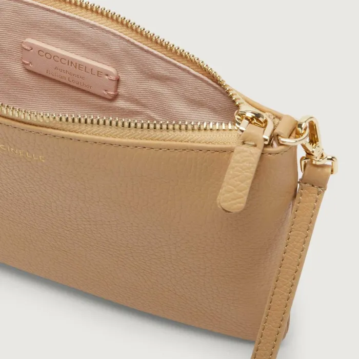 Coccinelle Crossbody Bags Best Crossbody Small Fresh Beige 8211 Women