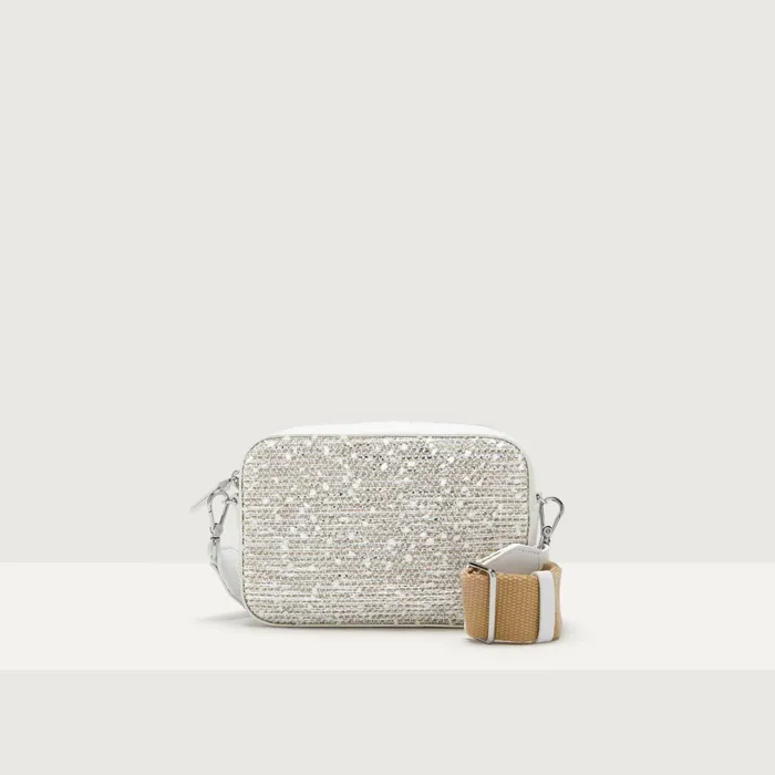 Coccinelle Crossbody Bags Tebe Snowflakes Woven Multi Silbrwh 8211 Women