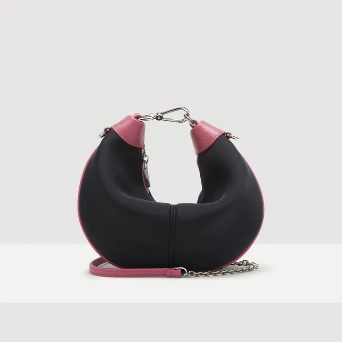 Coccinelle Mini Bags Virtual Scuba Noirpulp Pink 8211 Women