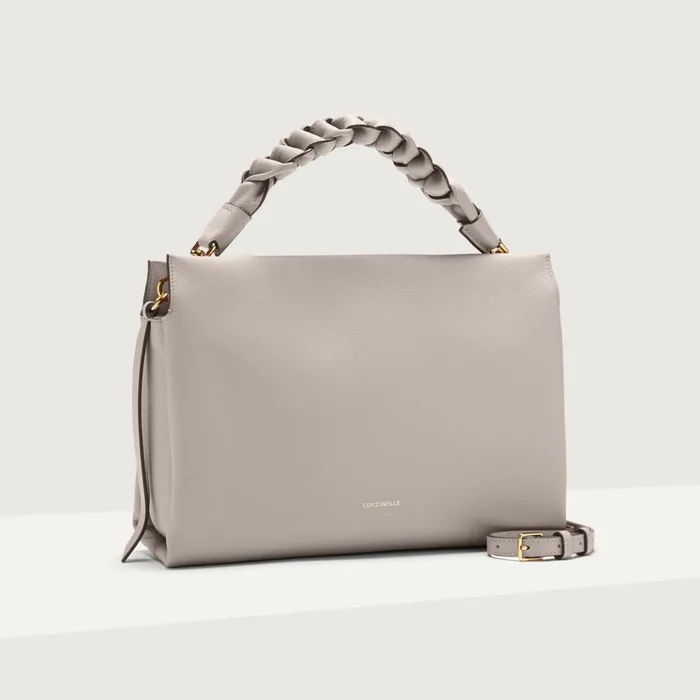 Coccinelle Shoulder Bags Boheme Medium Light Greynoir 8211 Women