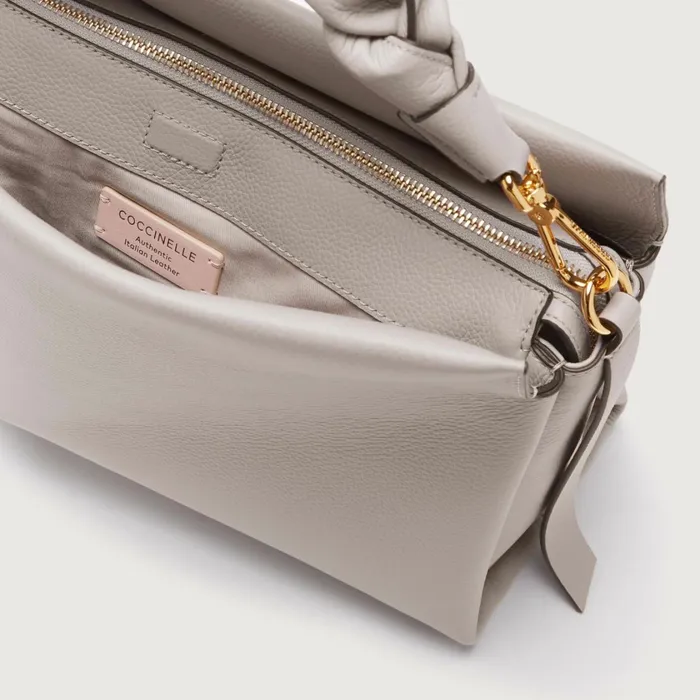Coccinelle Shoulder Bags Boheme Medium Light Greynoir 8211 Women