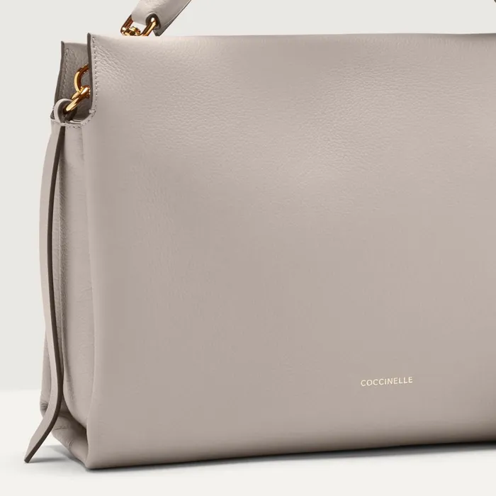 Coccinelle Shoulder Bags Boheme Medium Light Greynoir 8211 Women