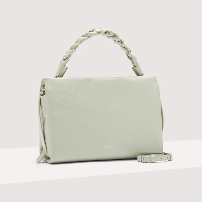 Coccinelle Shoulder Bags Boheme Shiny Goat Medium Celadon Green 8211 Women
