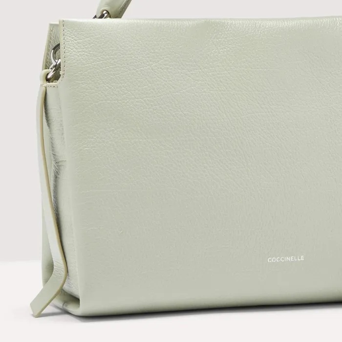 Coccinelle Shoulder Bags Boheme Shiny Goat Medium Celadon Green 8211 Women