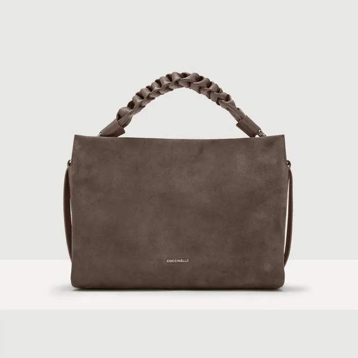Coccinelle Shoulder Bags Boheme Suede Bimaterial Medium 8211 Women