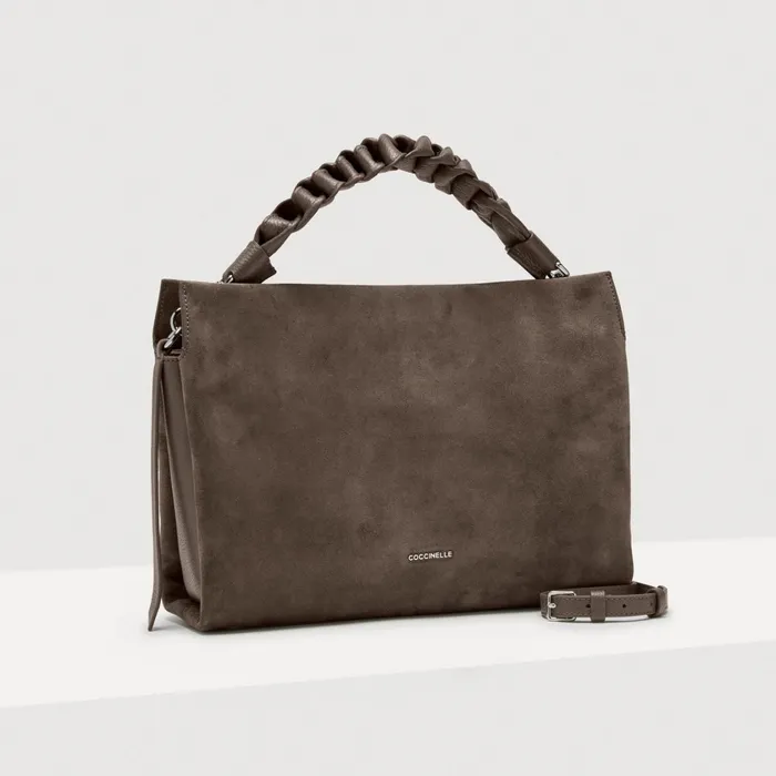Coccinelle Shoulder Bags Boheme Suede Bimaterial Medium 8211 Women