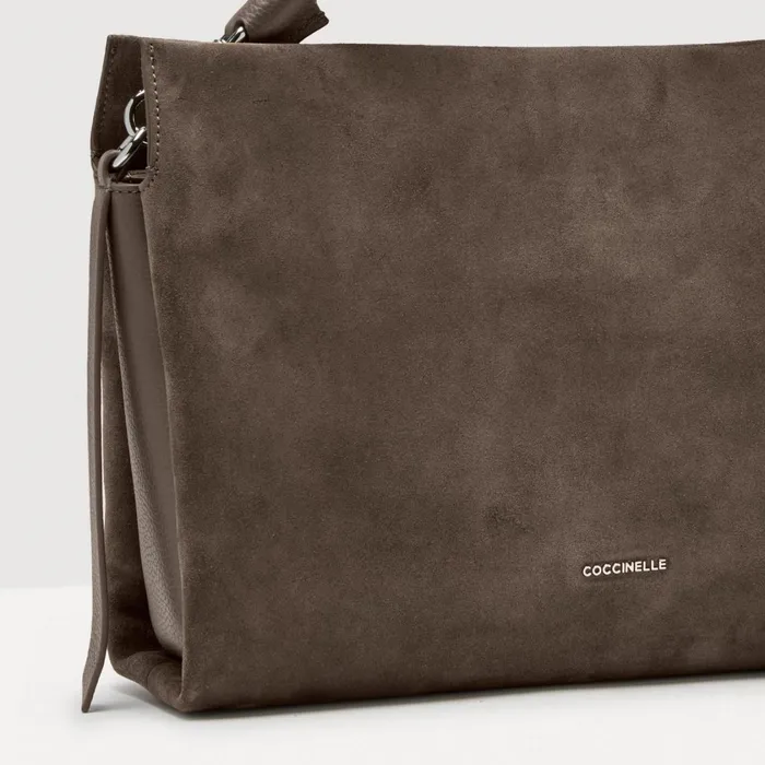Coccinelle Shoulder Bags Boheme Suede Bimaterial Medium 8211 Women
