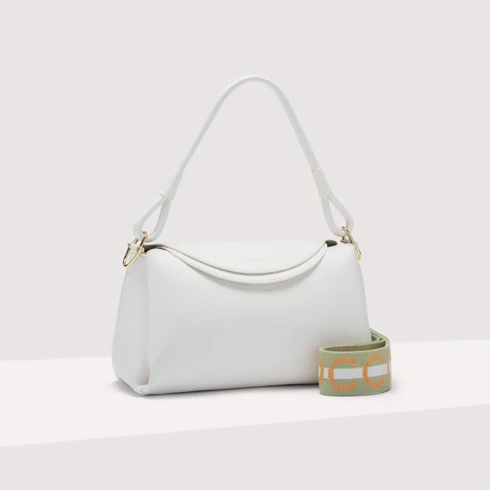 Coccinelle Shoulder Bags Eclyps Medium Brillant White 8211 Women