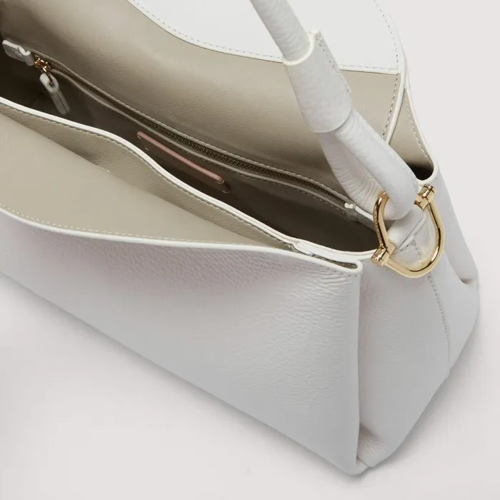 Coccinelle Shoulder Bags Eclyps Medium Brillant White 8211 Women