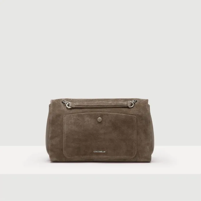 Coccinelle Shoulder Bags Neofirenze Suede Large Warm Taupe 8211 Women