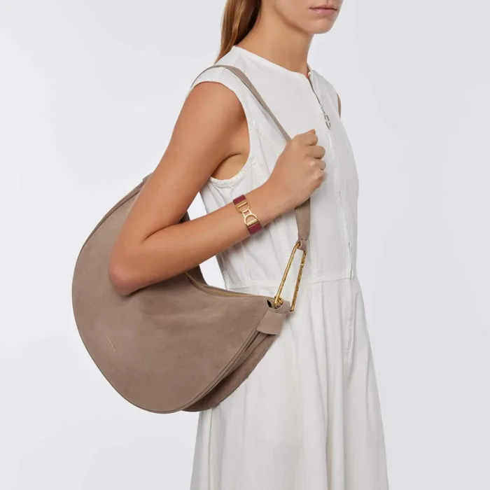 Coccinelle Shoulder Bags Priscilla Suede Droplet Medium 8211 Women