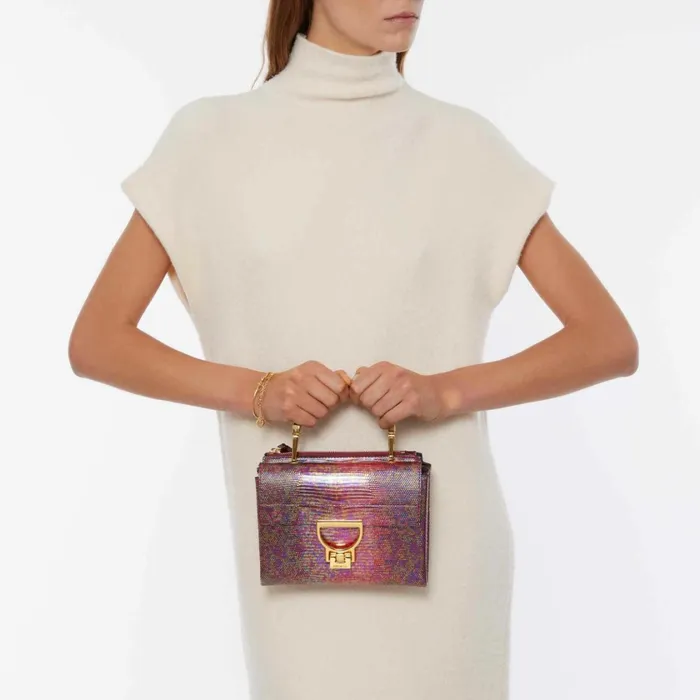 Coccinelle Top Handle Bag Arlettis Lizard Metaverse Small 8211 Women