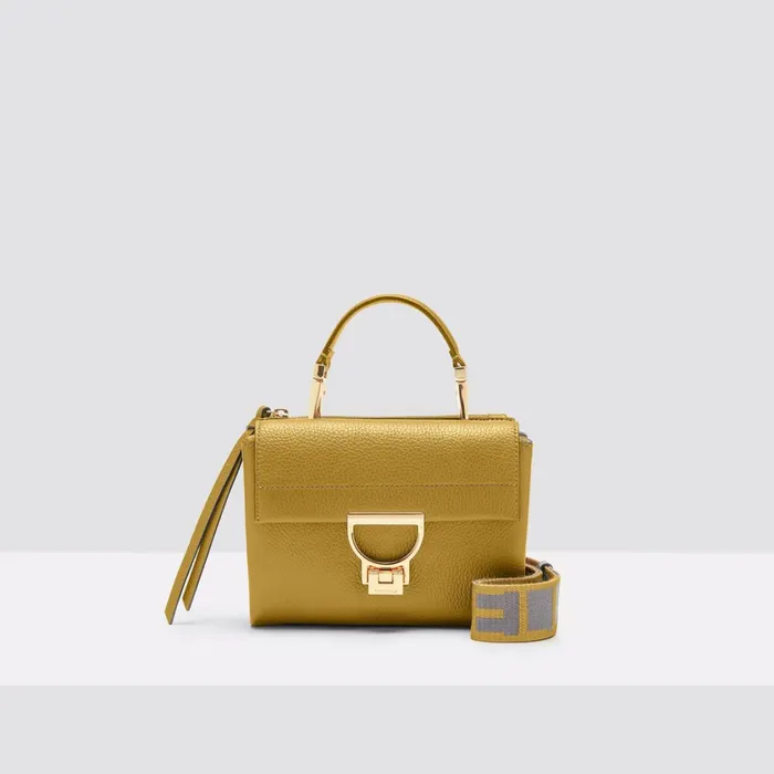 Coccinelle Top Handle Bag Arlettis Signature Small Citronella 8211 Women