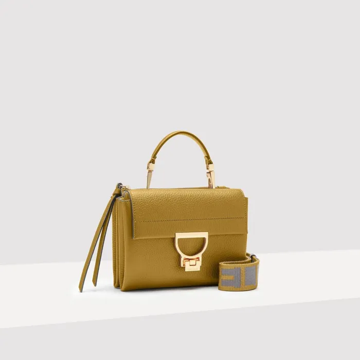 Coccinelle Top Handle Bag Arlettis Signature Small Citronella 8211 Women