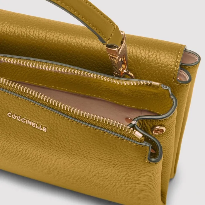 Coccinelle Top Handle Bag Arlettis Signature Small Citronella 8211 Women