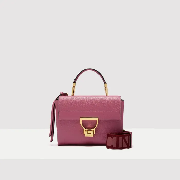 Coccinelle Top Handle Bag Arlettis Signature Small Pulp Pink 8211 Women