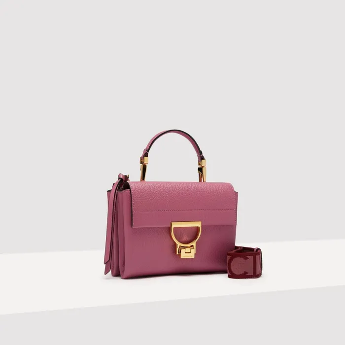 Coccinelle Top Handle Bag Arlettis Signature Small Pulp Pink 8211 Women