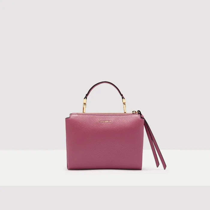 Coccinelle Top Handle Bag Arlettis Signature Small Pulp Pink 8211 Women