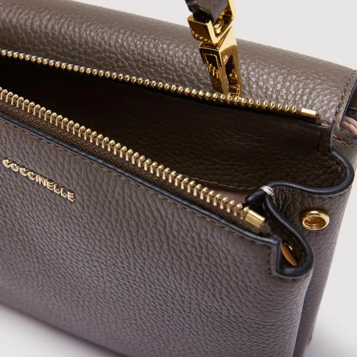 Coccinelle Top Handle Bag Arlettis Small Coffeecoffee 8211 Women