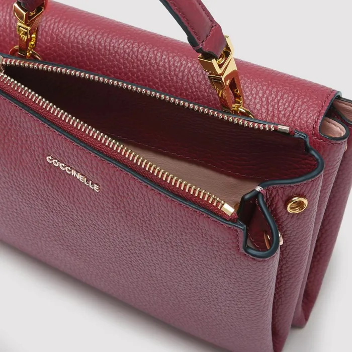 Coccinelle Top Handle Bag Arlettis Small Garnet Red 8211 Women