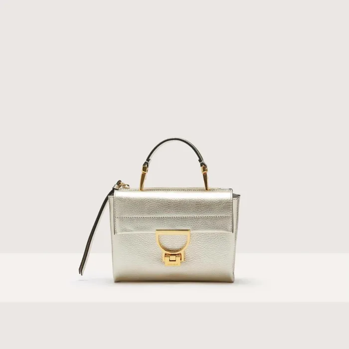 Coccinelle Top Handle Bag Arlettis Small Pale Gold 8211 Women