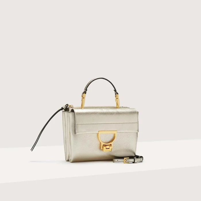 Coccinelle Top Handle Bag Arlettis Small Pale Gold 8211 Women