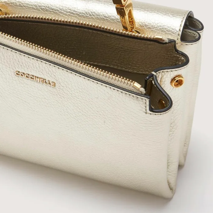 Coccinelle Top Handle Bag Arlettis Small Pale Gold 8211 Women