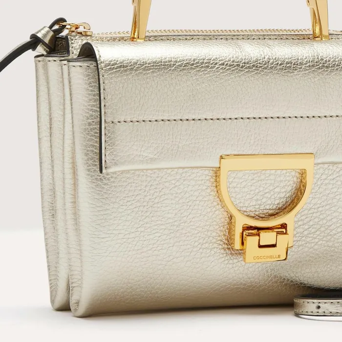 Coccinelle Top Handle Bag Arlettis Small Pale Gold 8211 Women