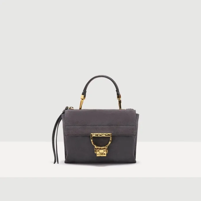 Coccinelle Top Handle Bag Arlettis Suede Droplet Small 8211 Women