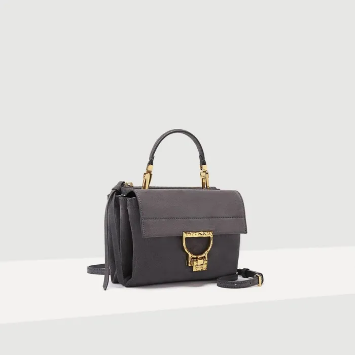 Coccinelle Top Handle Bag Arlettis Suede Droplet Small 8211 Women
