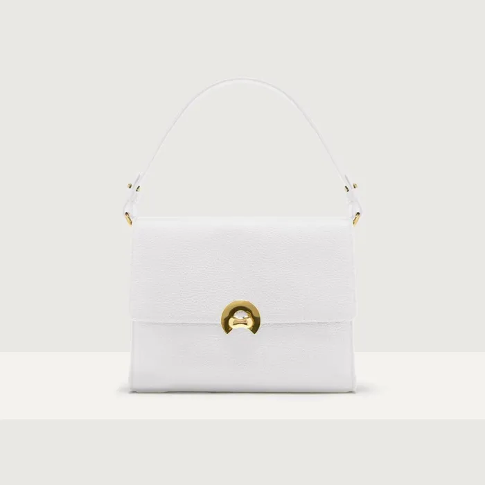 Coccinelle Top Handle Bag Binxie Medium Brillant White 8211 Women