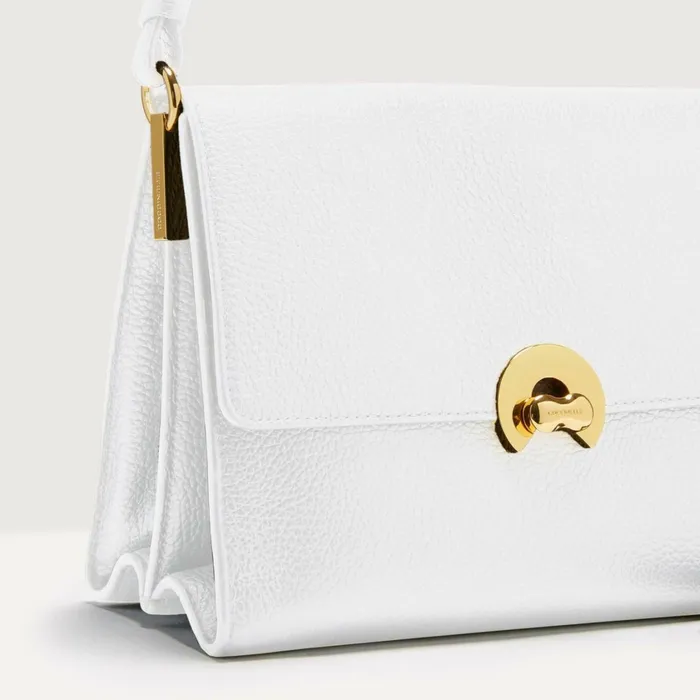 Coccinelle Top Handle Bag Binxie Medium Brillant White 8211 Women