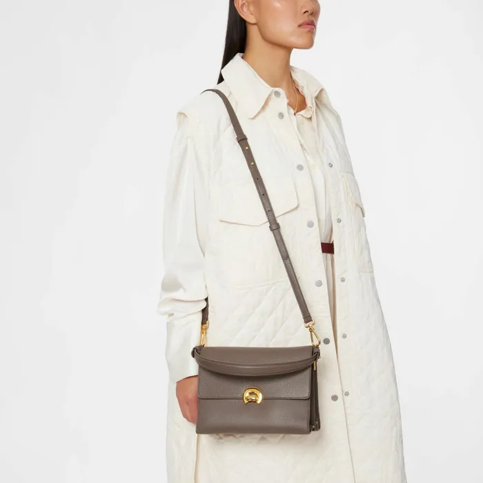 Coccinelle Top Handle Bag Binxie Medium Coffeecoffee 8211 Women